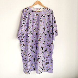 Looney  Tunes Cat Sylvester J. Pussycat Sr. Floral Sleep Shirt 2XL